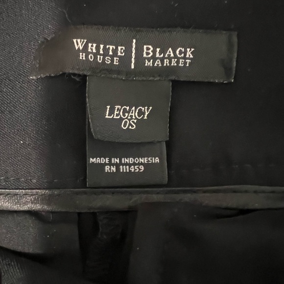 WHBM BLACK FLARE LEG LEGACY PANTS- SIZE OS - Picture 4 of 6